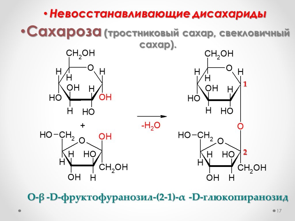 Презентация про дисахариды