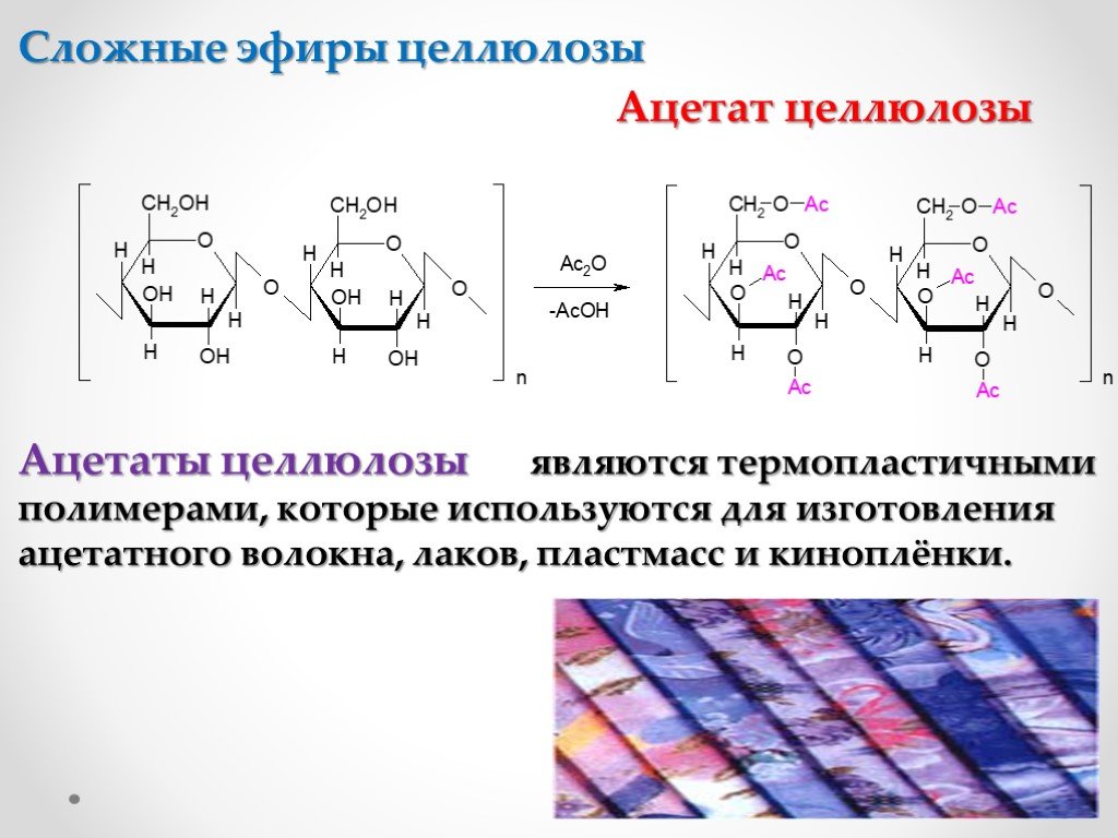 Какой сложный эфир целлюлозы сырье для искусственных волокон и основа фото и кинопленки