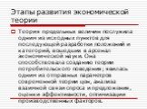 Теория предельных величин послужила одним из исходных пунктов для последующей разработки положений и категорий, вошедших в арсенал экономической науки. Она способствовала созданию теории потребительского поведения; явилась одним из отправных параметров современной теории цен, анализа взаимной связи 