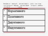 Выявление факторов экономического роста или спада при описании текущей экономической ситуации является примером _______ подхода.