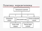 Политика меркантилизма