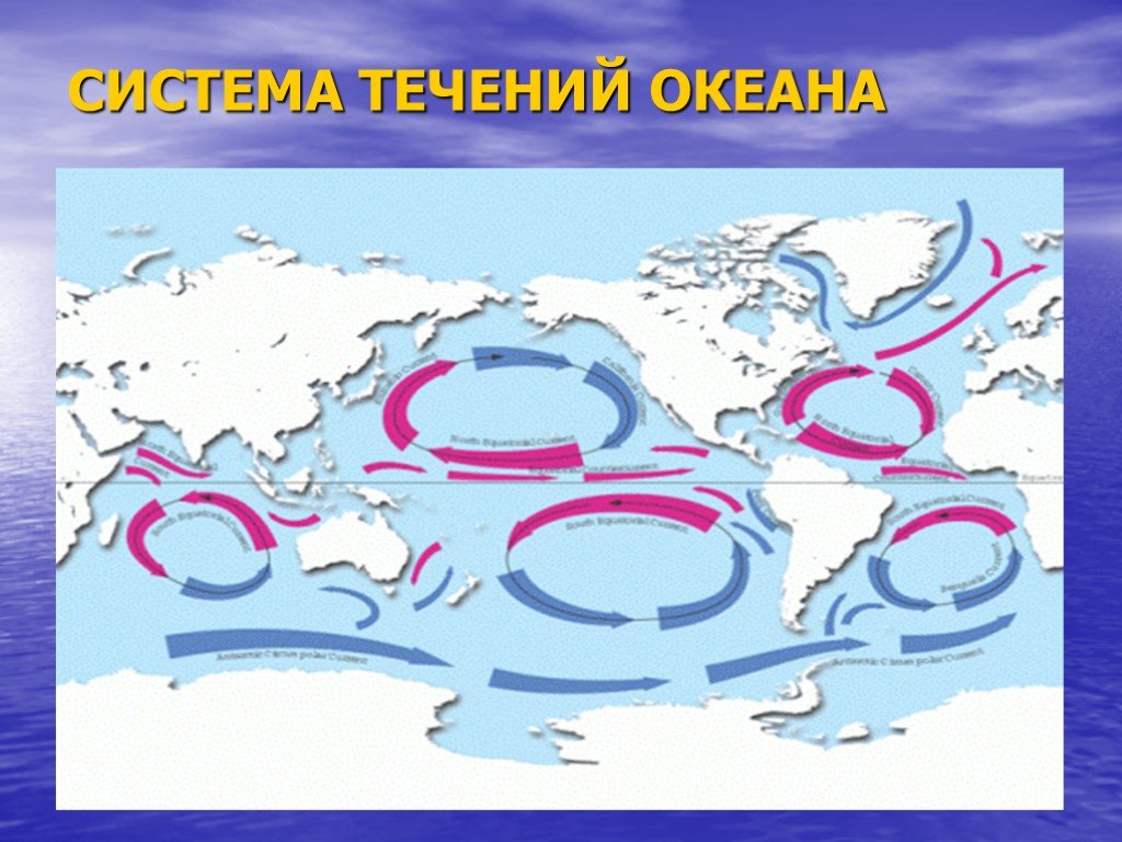 Три группы течений. Круговорот течений мирового океана. Циркуляция вод в мировом океане течения. Схема течений мирового океана. Система поверхностных течений в океане.