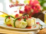 Ukrainian cuisine Holubtsi