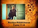 Nastya Aldakimova Form 11-A