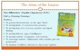 The Aims of the Lesson. New Millennium English (Деревянко Н.Н.) Unit 4 «Yummy Yummy» Form: 5 To practice the lexical units on the topic “Food”; To develop habits of oral and written practice; To develop long-term memory, attention and logical thinking; To develop different types of intelligence; To 