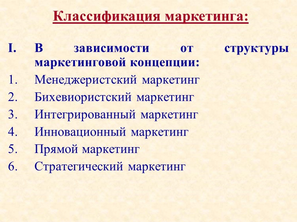 Типу в зависимости от структуры. Классификация маркетинга. Классификация маркетинговой деятельности. Признаки классификации маркетинга. Классификация маркетинга кратко.