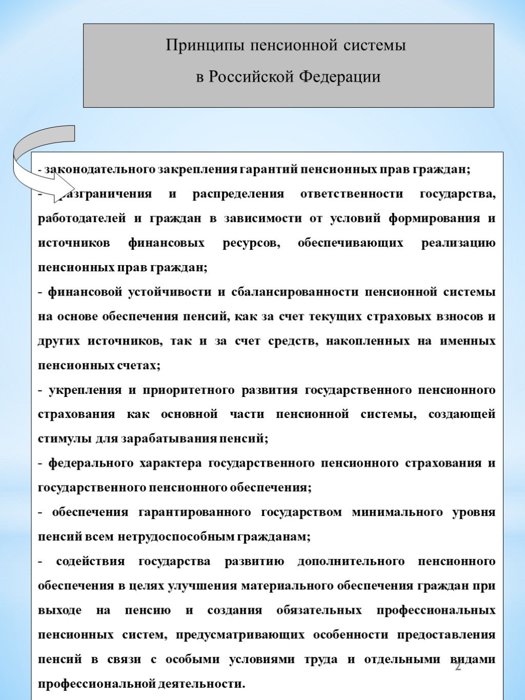 Государственное пенсионное страхование презентация