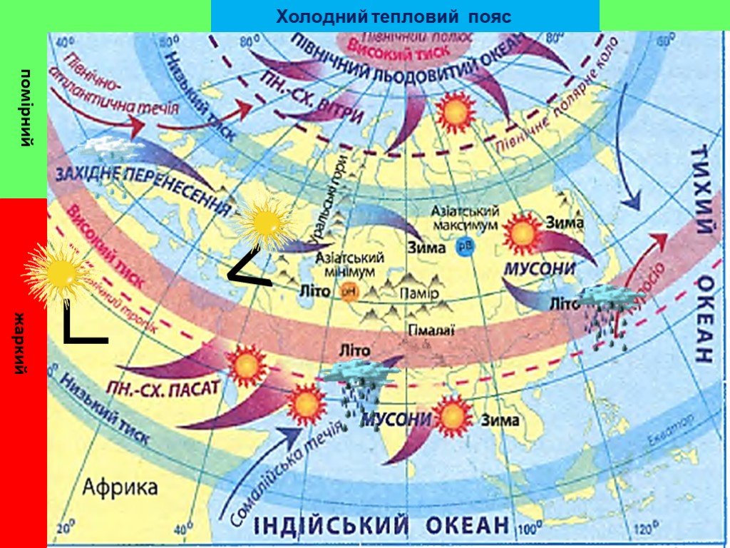 Карта ветров евразии