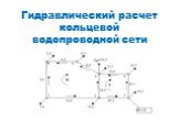 Гидравлический расчет кольцевой водопроводной сети