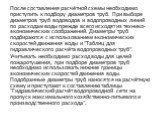 После составления расчётной схемы необходимо приступить к подбору диаметров труб. При выборе диаметров труб водоводов и водопроводных линий по расходам воды прежде всего исходят из технико-экономических соображений. Диаметры труб подбираются с использованием экономических скоростей движения воды и &