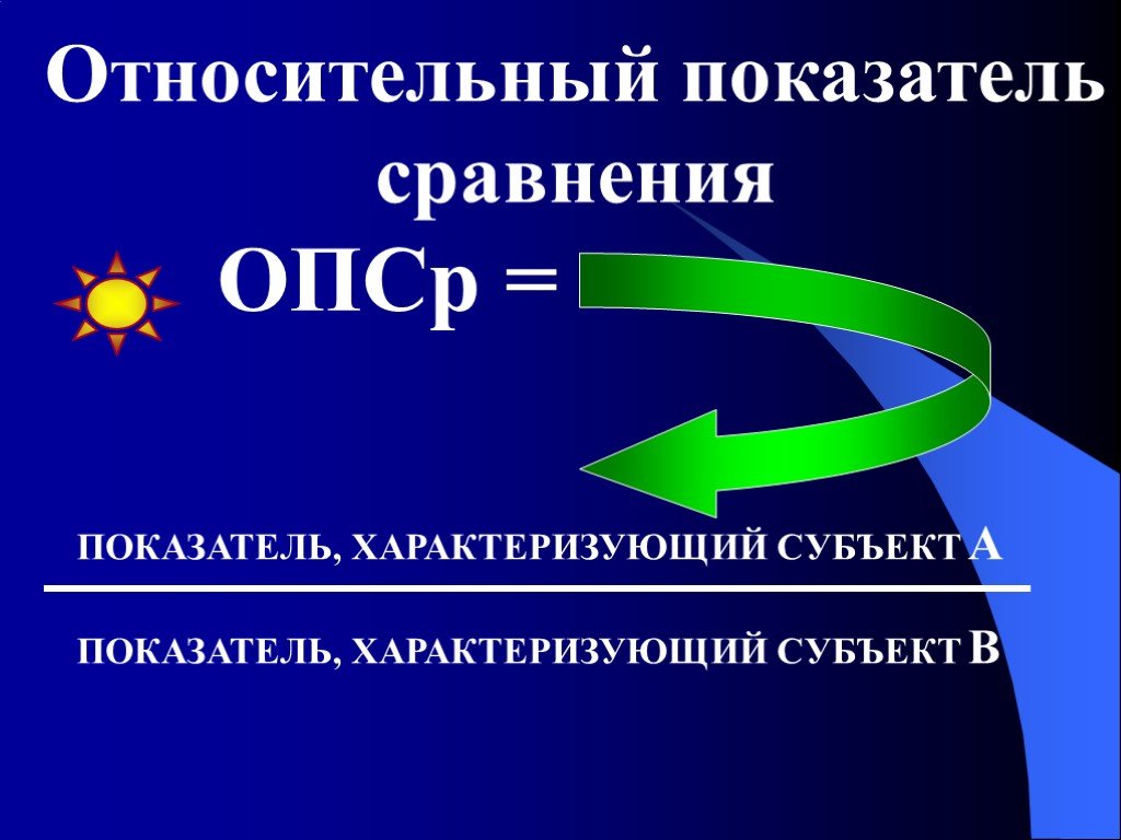 Относительный показатель характеризующий. Относительный показатель сравнения. Относительные показатели сравнения (ОПСР) - это. Относительный показатель сравнения (ОПС). Относительные показатели сравнения в статистике.