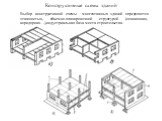 Конструктивные схемы зданий. Выбор конструктивной схемы многоэтажных зданий определяется этажностью, объемно-планировочной структурой (секционная, коридорная…),индустриальная база места строительства.