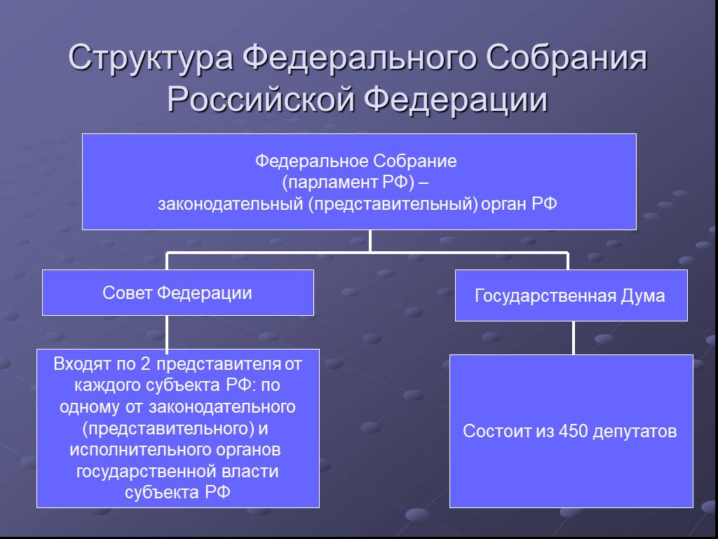 Органы законодательной власти субъектов рф презентация