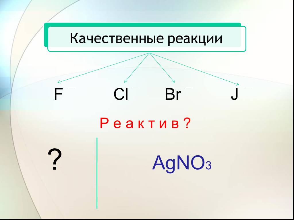 Agno3 класс соединения. Качественные реакции на галогены.