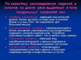 По характеру распределения падений и уклонов по длине реки выделяют 4 типа продольных профилей рек. Профиль равновесия, имеющий вид вогнутой кривой, более крутой в истоках реки и пологой ближе к устью. Этот тип характерен для большинства рек Прямолинейный профиль, характеризующийся более или менее р