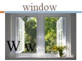 window W w
