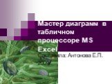 Мастер диаграмм в табличном процессоре MS Excel. Составила: Антонова Е.П. 2009г.