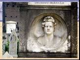 Брюллов скончался 11 июня (23 июня по новому стилю)1852 года в местечке Манциана под Римом. Похоронен на Римском протестантском кладбище Тестаччо. В 1850 году Брюллов возвращается в Италию. Наиболее важные работы этого периода — портреты членов семьи Титтони и «Портрет Микеланджело Ланчи».