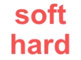 soft hard
