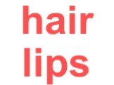 hair lips