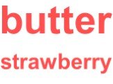 butter strawberry