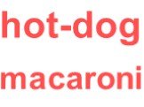 hot-dog macaroni