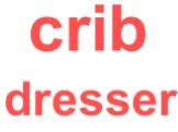 crib dresser