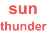 sun thunder