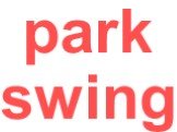 park swing
