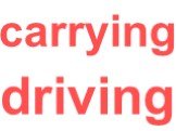 carrying driving