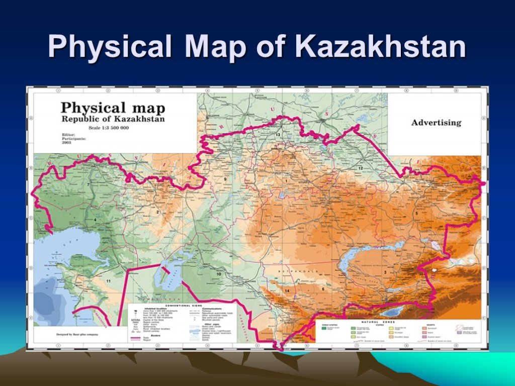 Казахстан презентация география