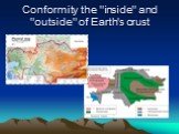 Conformity the "inside" and "outside" of Earth's crust