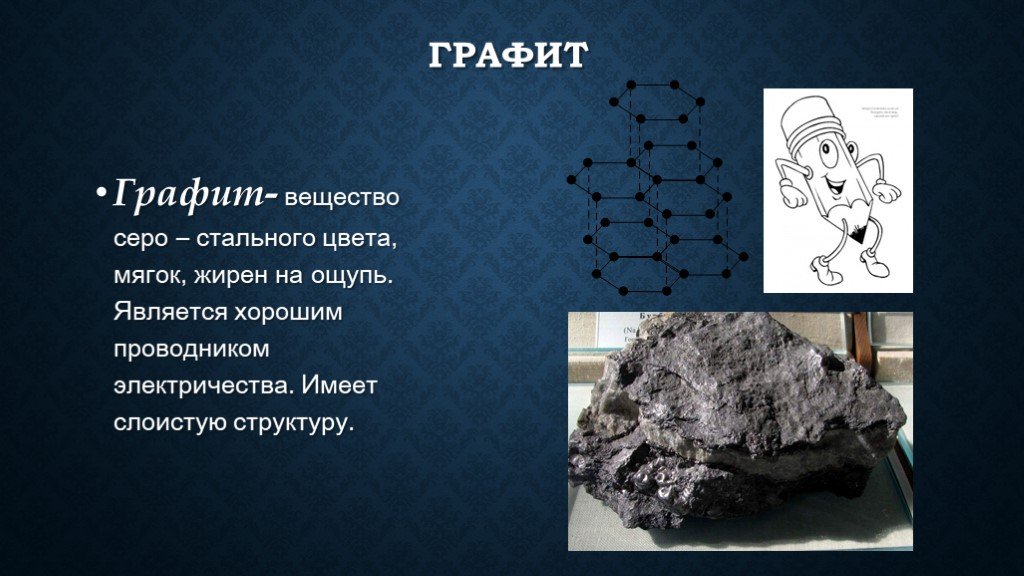 Предметом изучения химии являются вещества внимательно рассмотрите предложенные рисунки графит