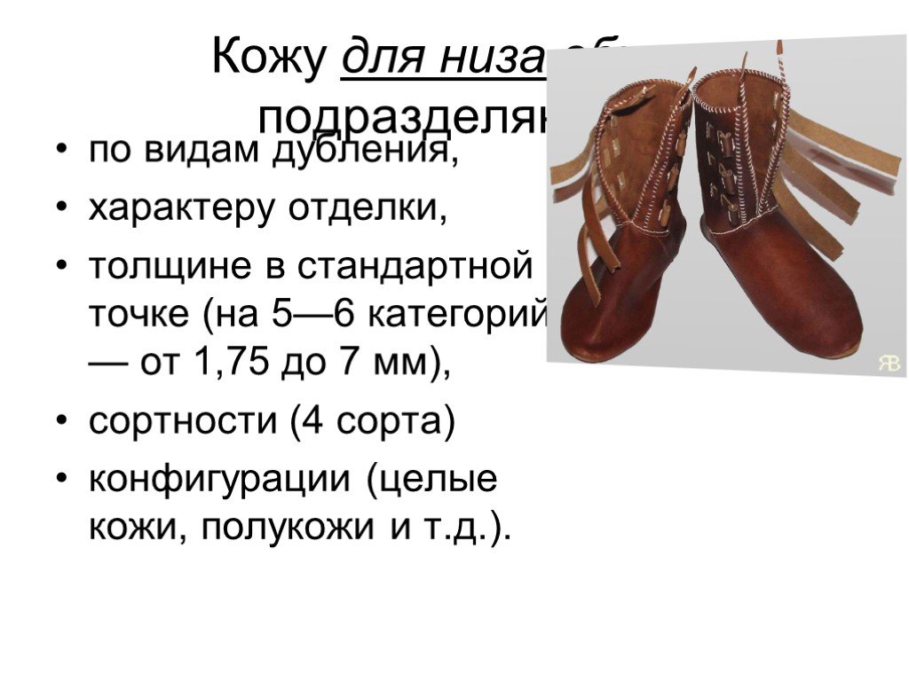 Индекс кожевенная. Методы дубления кожи. Презентация обувные товары. Виды дубления кожи для обуви. Назовите основные способы дубления обувных кож.