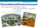 Новосибирский Академгородок. На его территории расположены десятки научно-исследовательских институтов