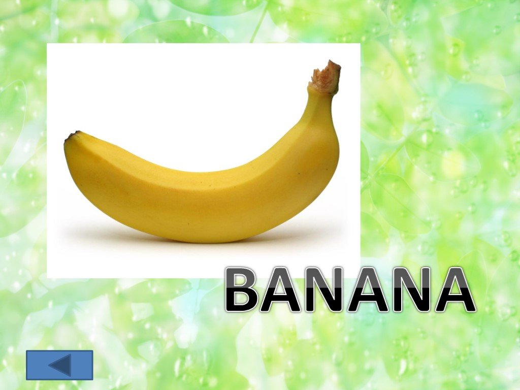 Banana с английского на русский. Презентация банан на английском. Фрукты для названия презентации. Банан название. Названия банановых эфиров.