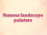 Famous landscape painters