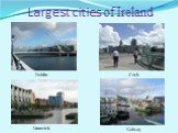 Largest cities of Ireland Dublin Cork Limerick Galway