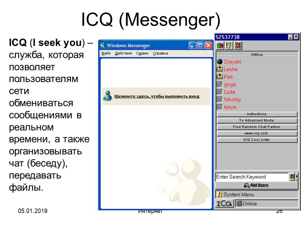 Icq мессенджер. ICQ. Служба ICQ. Что такое ICQ презентация.