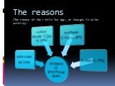 The reasons (The theory of the Little Ice Age, or changes in solar activity)