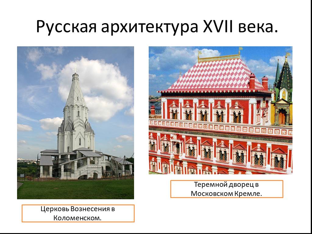 Памятники архитектуры xvi века