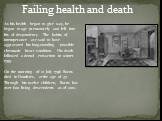 Failing health and death. As his health began to give way, he began to age prematurely and fell into fits of despondency. The habits of intemperance are said to have aggravated his long-standing possible rheumatic heart condition. His death followed a dental extraction in winter 1795. On the morning