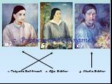 2. Olga Bilokur 1. Tatyana Bakhmach 3. Nadia Bilokur 2. Pucture and its name.