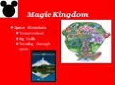 Magic Kingdom. Space Mountain Tomorrowland Big Thrills Traveling through space