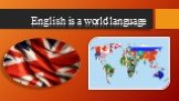 English is a world language