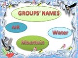 GROUPS’ NAMES Mountain Water