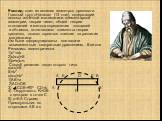 Евклид- один из великих геометров древности. Главный труд «Начала» (13 книг), содержащий основы античной математики, элементарной геометрии, теории чисел, общей теории отношений и метода определения площадей и объемов, включавшего элементы теории пределов, оказал огромное влияние на развитие математ