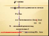 V крови перфузионного давления в почках Ренин ангиотензиноген (Leu - Leu) 10 11 N – концевой декапептид ангиотензин I карбоксидипептидилпептидаза	дипептид His - Leu