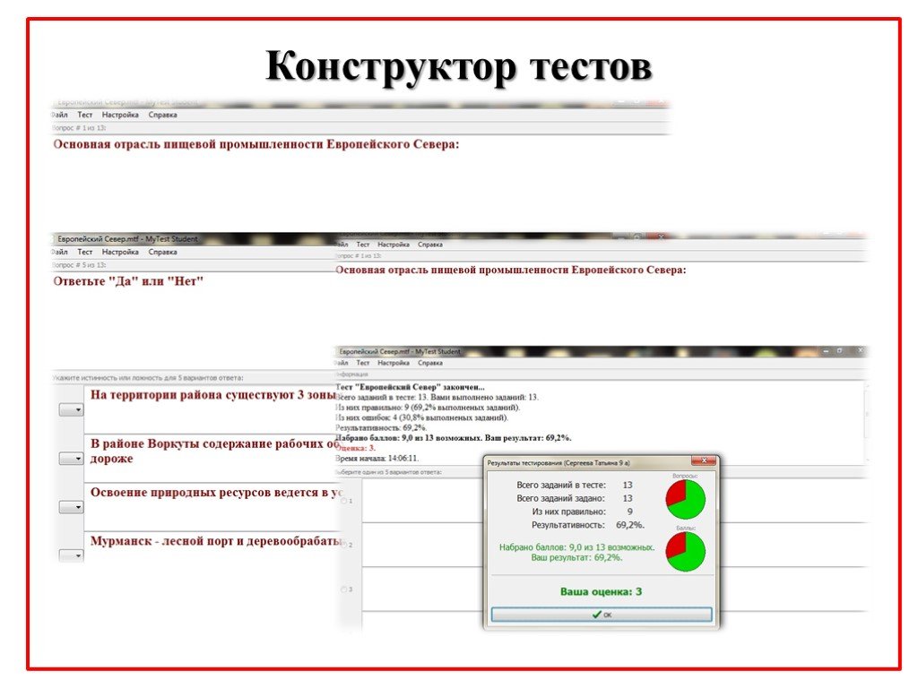 Конструктор теста. Конструктор тестов. Тестирования «конструктор тестов.