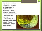 Видно, что имеется выигрыш в энергии по сравнению с несвязанными атомами. Свою энергию понизили оба электрона, что соответствует единице валентности в методе валентных связей (связь образуется парой электронов).